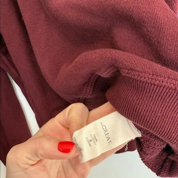 THE GREAT. Feliz navidad sweatshirt - Picture 5 of 6